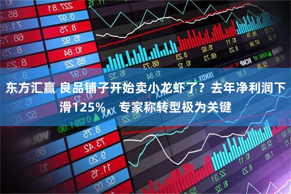 东方汇赢 良品铺子开始卖小龙虾了？去年净利润下滑125%，专家称转型极为关键