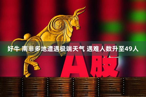 好牛 南非多地遭遇极端天气 遇难人数升至49人