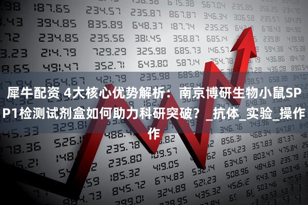 犀牛配资 4大核心优势解析：南京博研生物小鼠SPP1检测试剂盒如何助力科研突破？_抗体_实验_操作