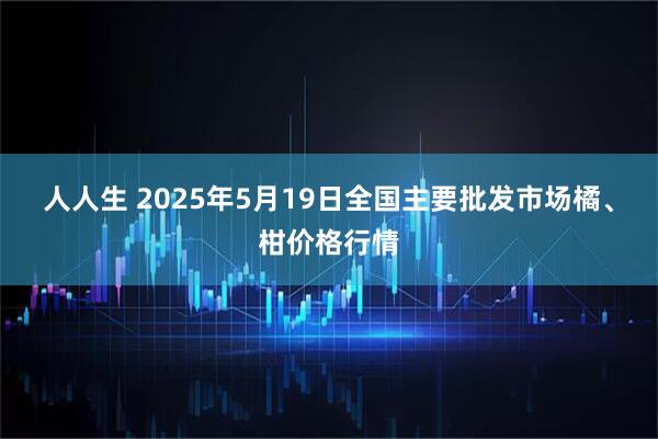 人人生 2025年5月19日全国主要批发市场橘、柑价格行情