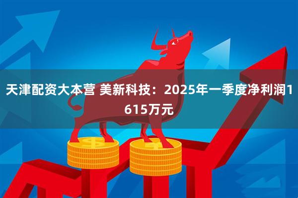 天津配资大本营 美新科技：2025年一季度净利润1615万元