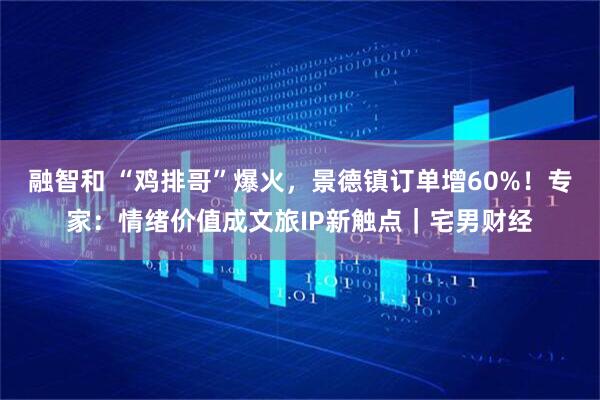 融智和 “鸡排哥”爆火，景德镇订单增60%！专家：情绪价值成文旅IP新触点｜宅男财经