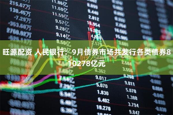 旺源配资 人民银行：9月债券市场共发行各类债券810278亿元
